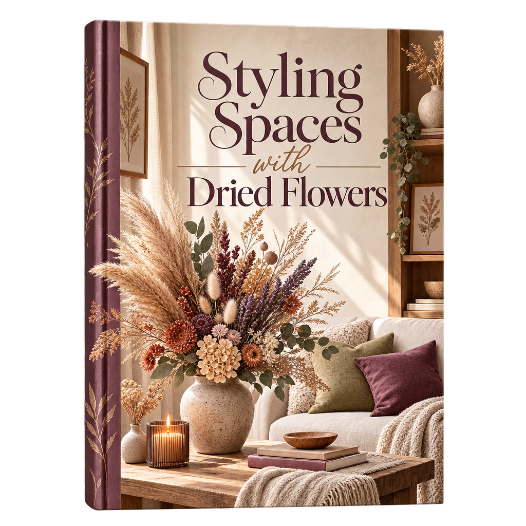 Styling Spaces with Dried Flowers ebook cover