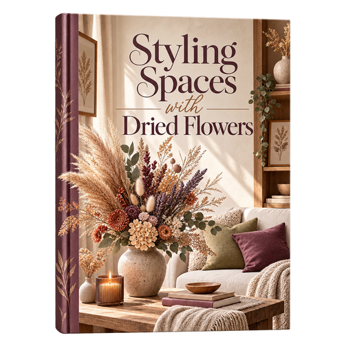 Styling Spaces with Dried Flowers ebook cover